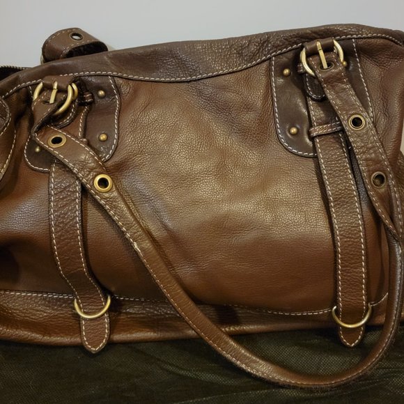 Rabeanco genuine leather totebag- gently used - Picture 1 of 2
